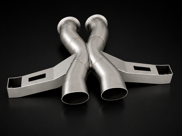 Project Gamma Lamborghini Temerario 304 Stainless Steel X-Pipe Exhaust System | F1 Sound