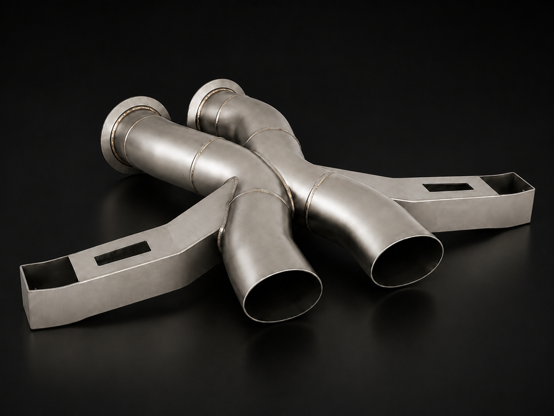 Project Gamma Lamborghini Temerario 304 Stainless Steel X-Pipe Exhaust System | F1 Sound