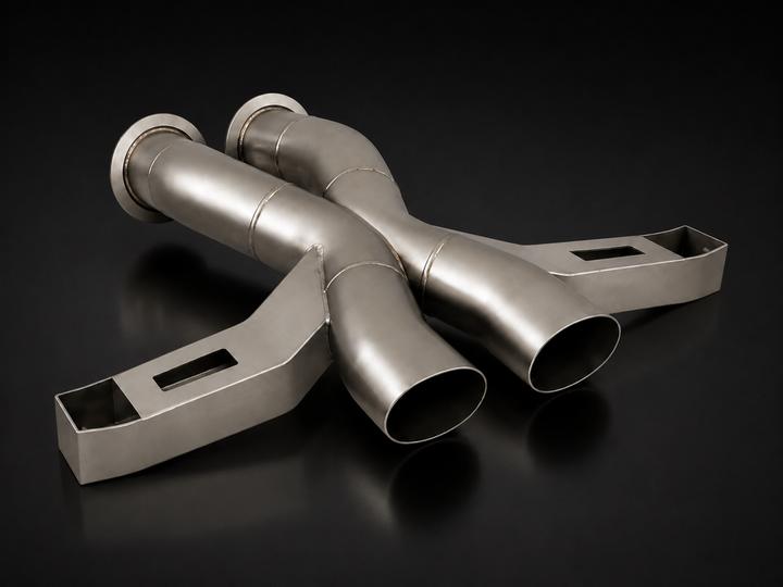 Project Gamma Lamborghini Temerario 304 Stainless Steel X-Pipe Exhaust System | F1 Sound