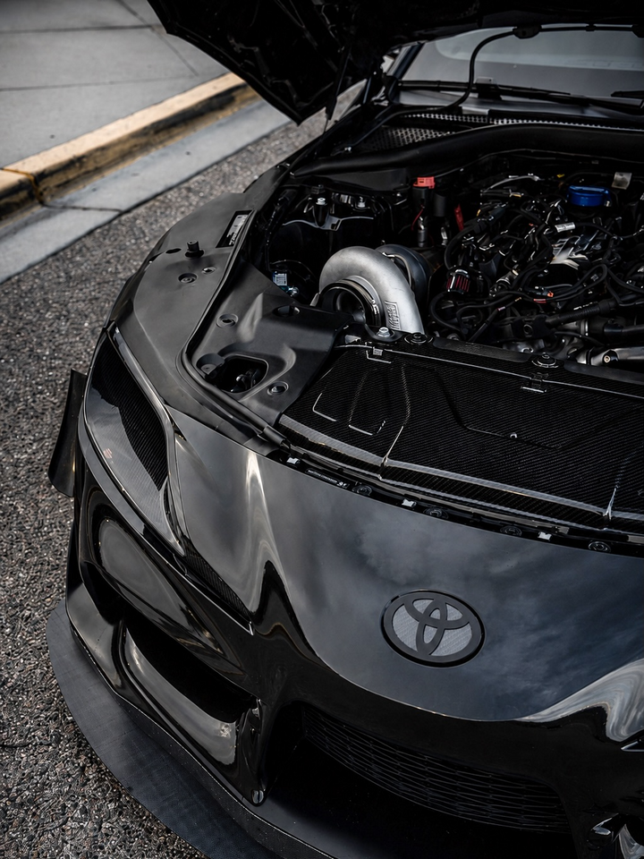 Toyota Supra Carbon Fiber Headlight Delete