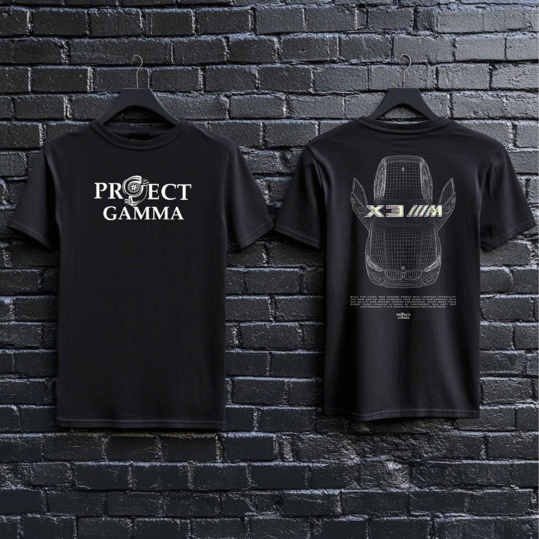 BMW / X3 M Blueprint - Unisex Double Sided T-Shirt
