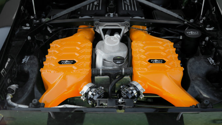 Huracan Twin Turbo Kit Installed – Engine Bay