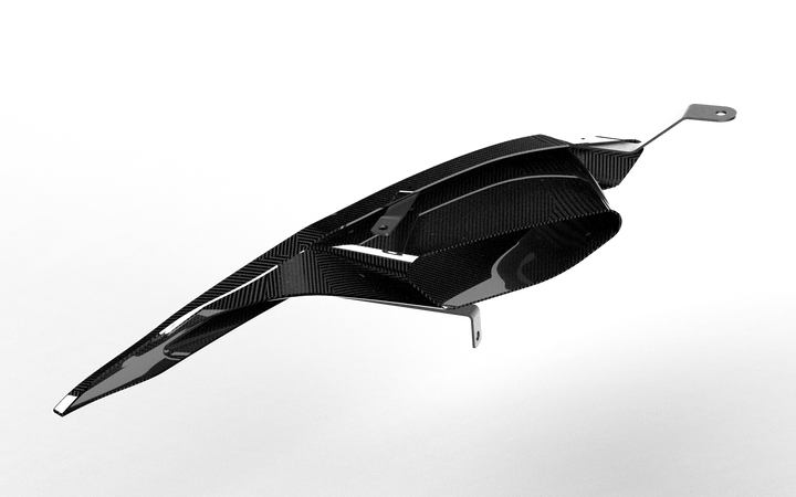 Toyota Supra A90 Carbon Fiber Headlight Delete – Side View