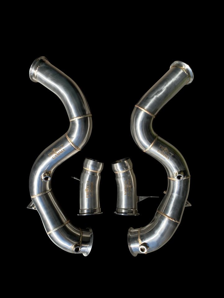 Mercedes-Benz S63 AMG Stainless Steel Downpipes
